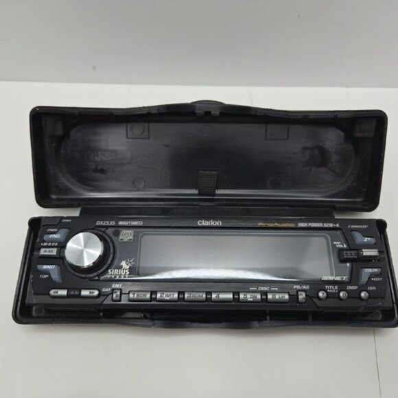 TESTED Clarion DXZ535 Detachable Face ONLY with Carrying Hard Plastic Case - Picture 1 of 5